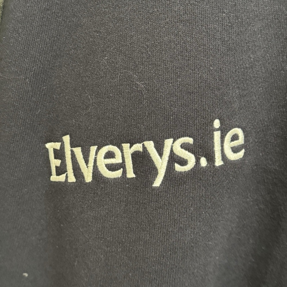 BLK Connacht Rugby Elverys.ie Blue Full Zip Ireland Sweatshirt Men's Size Large - Picture 3 of 12